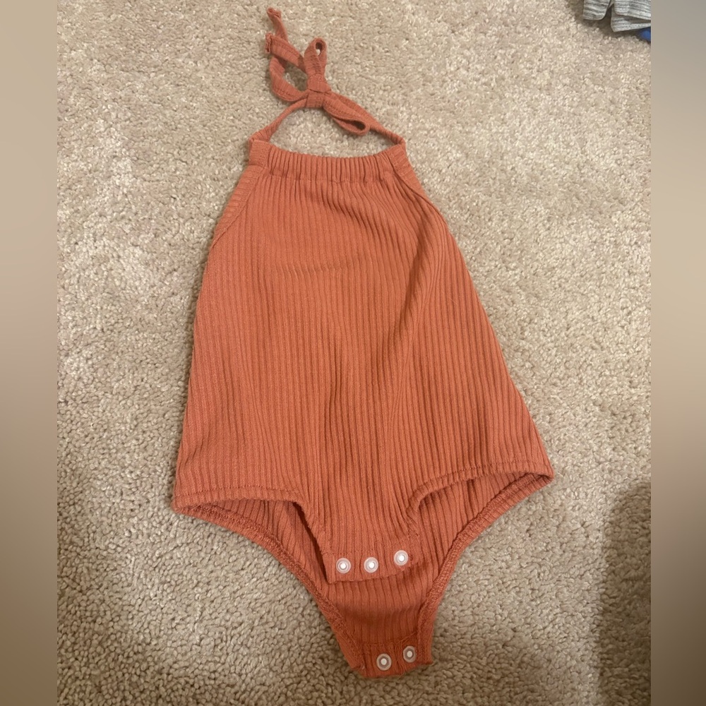 Baby Halter Tie Romper